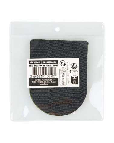 Patch tissé Né Pour Être Soldat avec fixation velcro – A.R.E.S. Patch tissé Né Pour Être Soldat avec fixation velcro – A.R.E.S.