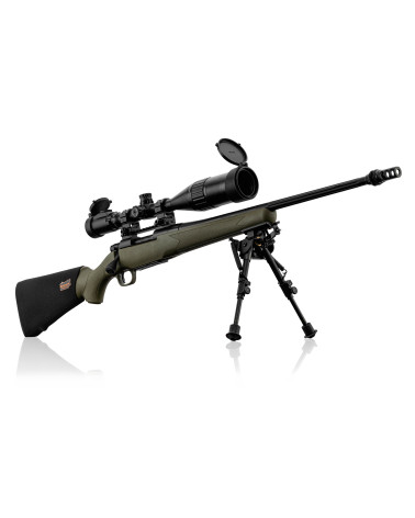 Pack Carabine PATRIOT NIGHT calibre .308 WIN avec lunette de précision 6-24x50, idéal pour le tir longue distance.