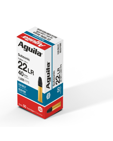CARTOUCHES .22LR SUB SP 40 GR X50 - AGUILA