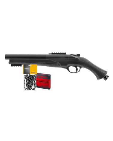 Pack TS68 GEN2 Cal 68 T4E pistolet d entraînement avec 100 billes d entraînement et 5 capsules CO2 12 g