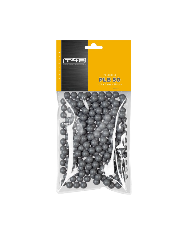 BILLES PRACTICE PLB 50 SYNTHETIQUES POUR PLINKING CAL .50 X100 PRACTICE PLB 50 - T4E BILLES PRACTICE PLB 50 SYNTHETIQUES POUR PLINKING CAL .50 X100 PRACTICE PLB 50 - T4E