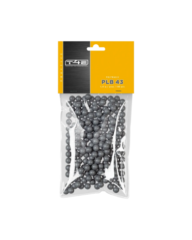 Pack 100 billes PLB synthétiques calibre 43 T4E pour plinking et entraînement intensif