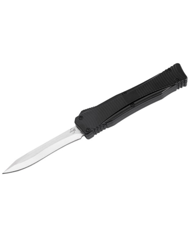 Couteau automatique Falcon D2 2.0 Noir Böker lame Reverse Tanto en acier D2 manche aluminium noir clip réversible