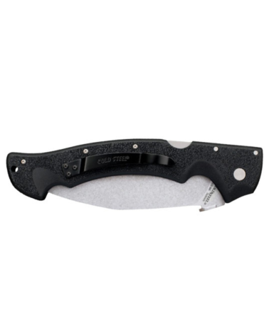 Couteau Kukri Cold Steel Rajah II Noir lame AUS10A tranchant lisse manche Griv-Ex noir avec clip réversible Couteau Kukri Cold Steel Rajah II Noir lame AUS10A tranchant lisse manche Griv-Ex noir avec clip réversible