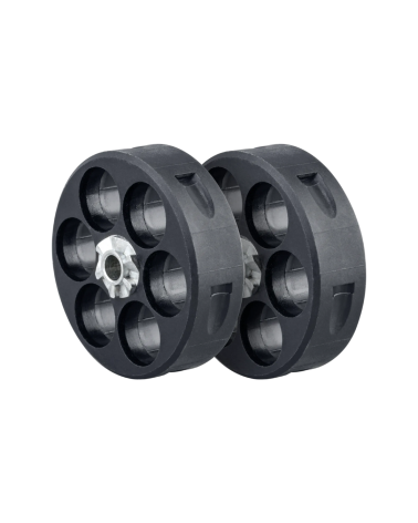 Lot de 2 barillets T4E TR50 calibre .50 capacité 6 coups pour rechargement rapide