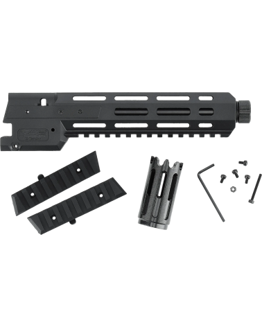 TR 50 X-Tender T4E extension de canon pour revolver TR50 et TR50L avec rails Picatinny et filetage M17 TR 50 X-Tender T4E extension de canon pour revolver TR50 et TR50L avec rails Picatinny et filetage M17