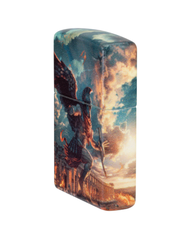 Briquet Zippo Greek Myths Design avec Arès et Zeus en 540° Color Matte Briquet Zippo Greek Myths Design avec Arès et Zeus en 540° Color Matte