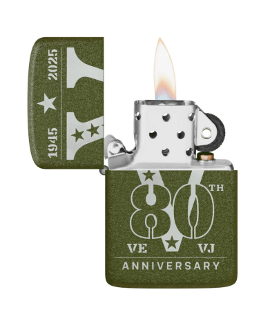 Briquet Zippo 80th Anniversary 1941 Replica Green Crackle Édition Limitée