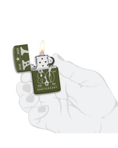 Briquet Zippo 80th Anniversary 1941 Replica Green Crackle Édition Limitée