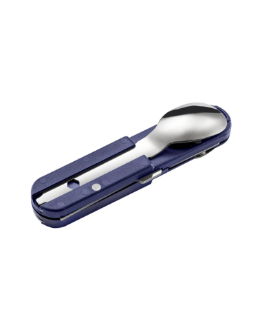 Couteau Tatou Bleu multifonctions TB Outdoor avec lame inox et étui nylon