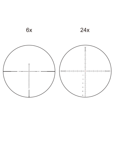 Lunette Orion Pro Max 6-24x50 FFP HD Vector Optics avec réticule FFP, verres HD et tourelles verrouillables Lunette Orion Pro Max 6-24x50 FFP HD Vector Optics avec réticule FFP, verres HD et tourelles verrouillables