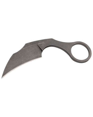 Couteau Bad Moon Böker Plus karambit fixe acier D2 finition stonewash livré avec étui Kydex