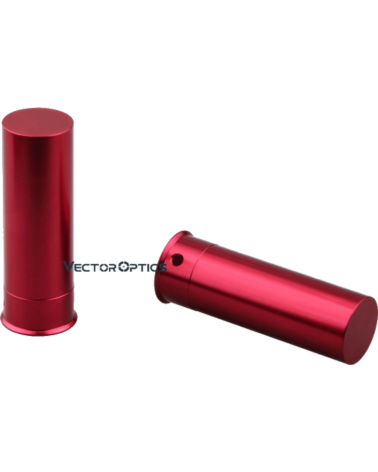 Lot de 2 douilles d’entraînement calibre 12 Vector Optics en aluminium anodisé rouge avec culot silicone et attache