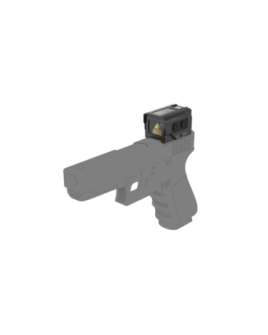 Viseur Frenzy Plus 1x18x20 Solar Vector Optics avec réticule 3 MOA et cercle, alimentation solaire et étanchéité IP67