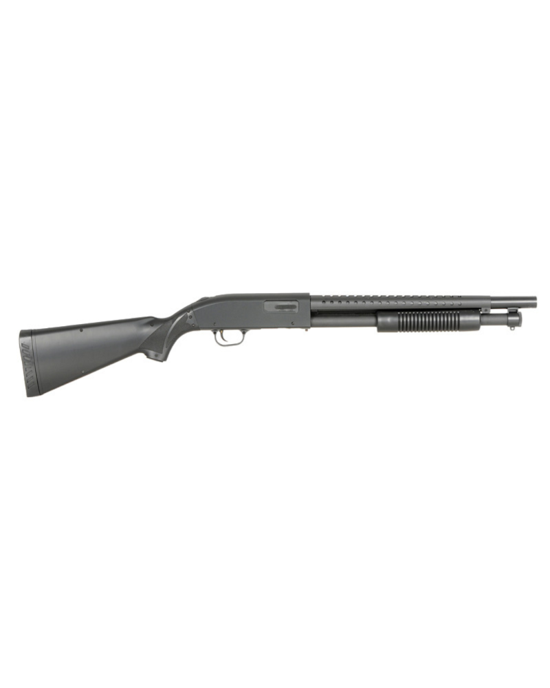 Réplique Mossberg M500 AGM en ABS semi-automatique 15 BBs 0,20–0,23 g — 1,01 J, 330 fps Réplique Mossberg M500 AGM en ABS semi-automatique 15 BBs 0,20–0,23 g — 1,01 J, 330 fps