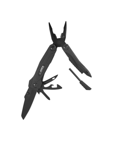 Pince Crabe Luxe A.R.E.S. multifonction 14 en 1 en acier inoxydable 420 avec étui nylon Pince Crabe Luxe A.R.E.S. multifonction 14 en 1 en acier inoxydable 420 avec étui nylon