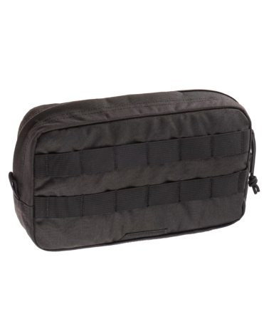 Clawgear Large Horizontal Utility Pouch Core noire avec système MOLLE et fermeture éclair double sens