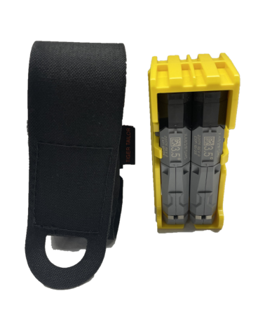 Poche Tiger Tailor Cordura laser-cut pour grenade 40×46 et cartouche Taser X7 (longueur max 100 mm) — développée avec la CSI75 Poche Tiger Tailor Cordura laser-cut pour grenade 40×46 et cartouche Taser X7 (longueur max 100 mm) — développée avec la CSI75