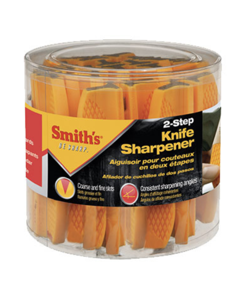 2 STEP KNIFE SHARPENER - SMITH'S 2 STEP KNIFE SHARPENER - SMITH'S
