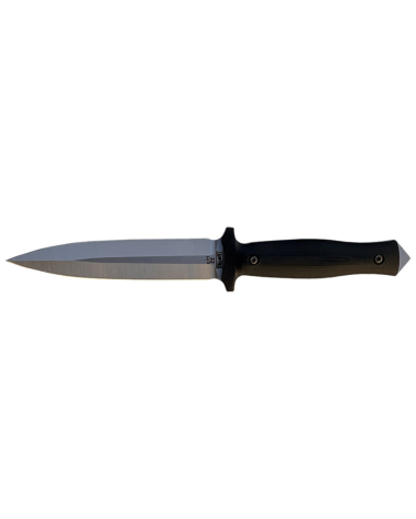 Couteau RH2 Dagger Zapas lame 140 mm X50CrMoV15 finition satin manche G10 noir avec étui Kydex