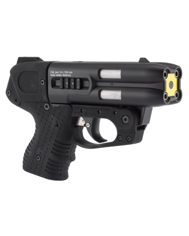 JPX 4 Compact Piexon noir – jet protecteur OC liquide 4 coups portée 7 m, livré avec 4 cartouches actives