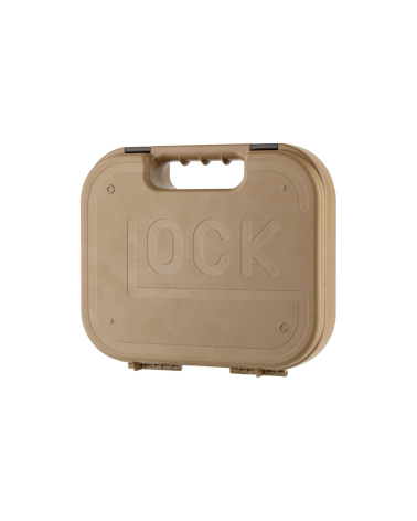 Glock 17 Gen5 6mm Gaz French Edition – cadre Coyote, culasse métal noire, chargeur 22 coups, livré en mallette d’origine Glock 17 Gen5 6mm Gaz French Edition – cadre Coyote, culasse métal noire, chargeur 22 coups, livré en mallette d’origine