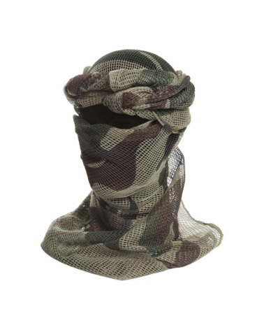 Chèche Filet Cam Centre Europe A.R.E.S. foulard filet polycoton camouflage multi-usage pour outdoor et tactique