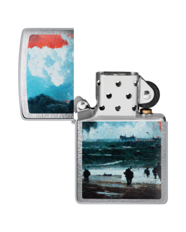 Briquet Zippo D-Day Landing Édition 80e Anniversaire – commémoration du Débarquement de Normandie Briquet Zippo D-Day Landing Édition 80e Anniversaire – commémoration du Débarquement de Normandie