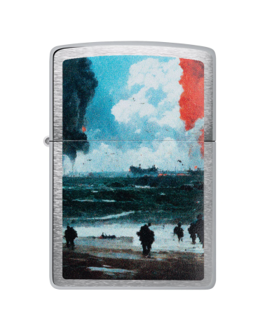Briquet Zippo D-Day Landing Édition 80e Anniversaire – commémoration du Débarquement de Normandie Briquet Zippo D-Day Landing Édition 80e Anniversaire – commémoration du Débarquement de Normandie