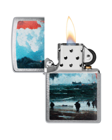Briquet Zippo D-Day Landing Édition 80e Anniversaire – commémoration du Débarquement de Normandie Briquet Zippo D-Day Landing Édition 80e Anniversaire – commémoration du Débarquement de Normandie