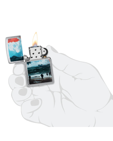 Briquet Zippo D-Day Landing Édition 80e Anniversaire – commémoration du Débarquement de Normandie Briquet Zippo D-Day Landing Édition 80e Anniversaire – commémoration du Débarquement de Normandie