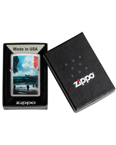 Briquet Zippo D-Day Landing Édition 80e Anniversaire – commémoration du Débarquement de Normandie
