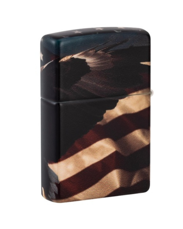 Briquet Zippo Eagle USA Flag Design – briquet tempête au motif du drapeau américain Briquet Zippo Eagle USA Flag Design – briquet tempête au motif du drapeau américain