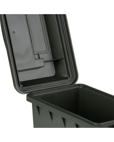 Boîte à munitions en plastique mini Fosco noire, étanche et robuste pour munitions et accessoires tactiques Boîte à munitions en plastique mini Fosco noire, étanche et robuste pour munitions et accessoires tactiques