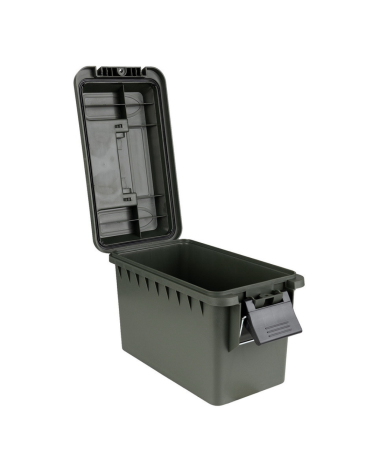 Boîte à munitions en plastique .50 Cal Fosco tan, étanche et empilable, idéale pour munitions et accessoires tactiques Boîte à munitions en plastique .50 Cal Fosco tan, étanche et empilable, idéale pour munitions et accessoires tactiques