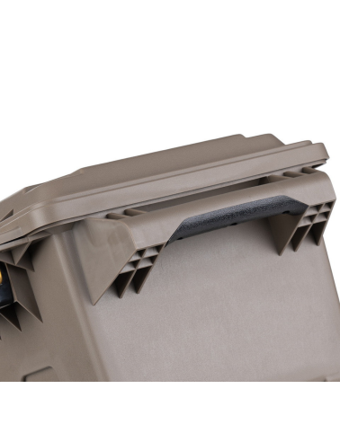 Boîte à munitions / utilitaire compacte en plastique tan Fosco, étanche, empilable et robuste pour usage tactique ou outdoor Boîte à munitions / utilitaire compacte en plastique tan Fosco, étanche, empilable et robuste pour usage tactique ou outdoor