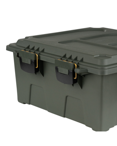 Boîte à munitions / utilitaire grande en plastique vert Fosco Industries, étanche, robuste et empilable