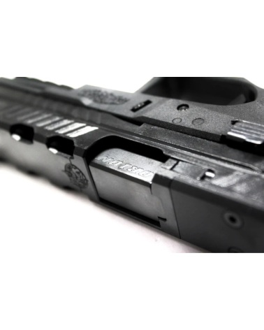 Pistolet Orion Action No.2 noir Poseidon  réplique GBB compacte avec blowback, rail Picatinny et hop-up réglable Pistolet Orion Action No.2 noir Poseidon  réplique GBB compacte avec blowback, rail Picatinny et hop-up réglable