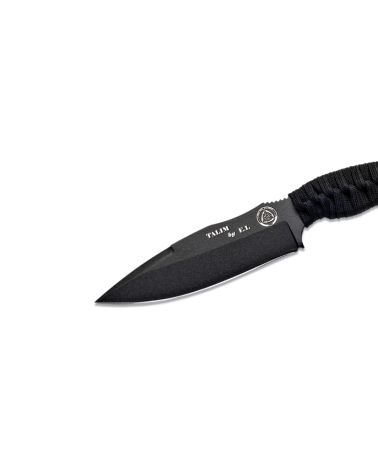 Couteau tactique Wildsteer Talim avec lame époxy noire et manche en paracorde Couteau tactique Wildsteer Talim avec lame époxy noire et manche en paracorde