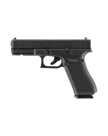 Réplique Glock 17 Gen5 calibre 9 mm P.A.K. finition noir mat avec chargeur acier 17 coups, modèle Glock Perfection