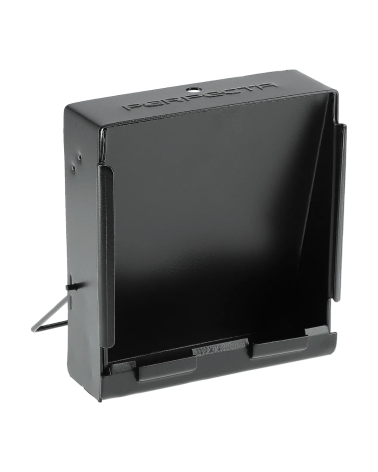 Porte cible Perfecta en tôle d acier pour cibles papier 14x14 cm avec boucle de fixation murale