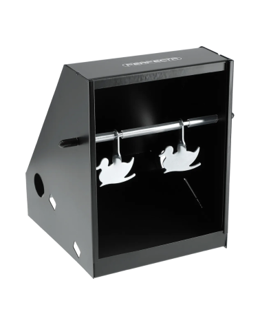 Porte cible Perfecta en tôle d acier pour cibles papier 17 x 17 cm ou silhouette pendulaire