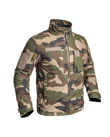 Veste courte Fighter CE A10 Equipment camo FR en tissu Ripstop 5.0 avec traitements TEFLON et IR-PROTECT