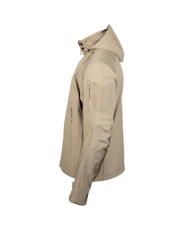 Softshell DUTYCALL Coyote GK PRO – veste tactique imperméable, respirante et renforcée pour les professionnels du terrain.