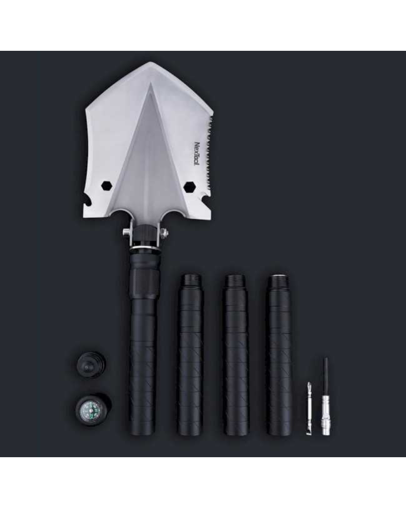 Pelle 14 en 1 Frigate Nextool MT30 — outil de survie multifonction ultra résistant pour camping et aventure