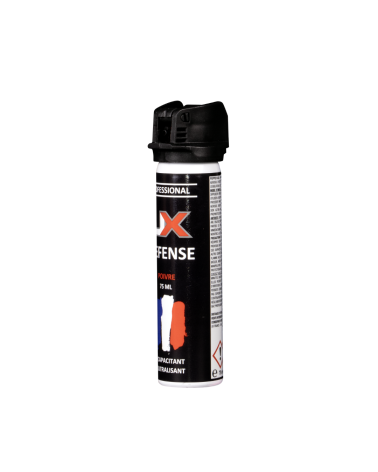 Bombe UX Gel Poivre 75 ml avec capot de sécurité Protection rapide et efficace