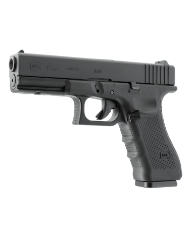 Pistolet Glock 17 Gen4 6 mm CO2 1.3 J noir par GLOCK Perfection, culasse métallique et blowback énergique