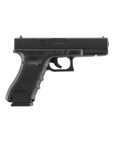 Pistolet Glock 22 Gen4 6 mm CO2 2 J Noir par GLOCK Perfection avec culasse métallique et chargeur tout en un 14 billes