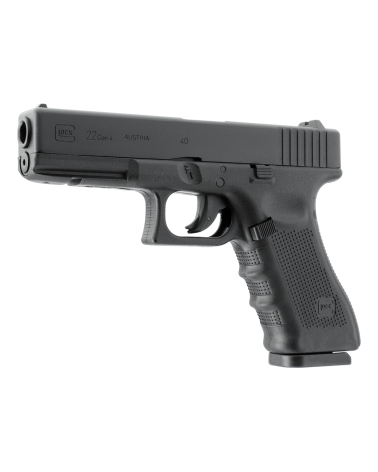 Pistolet Glock 22 Gen4 6 mm CO2 2 J Noir par GLOCK Perfection avec culasse métallique et chargeur tout en un 14 billes