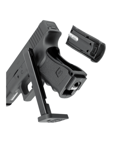 Pistolet Glock 19 6 mm CO2 2 J Noir GLOCK Perfection avec culasse métallique et clé CO2 intégrée